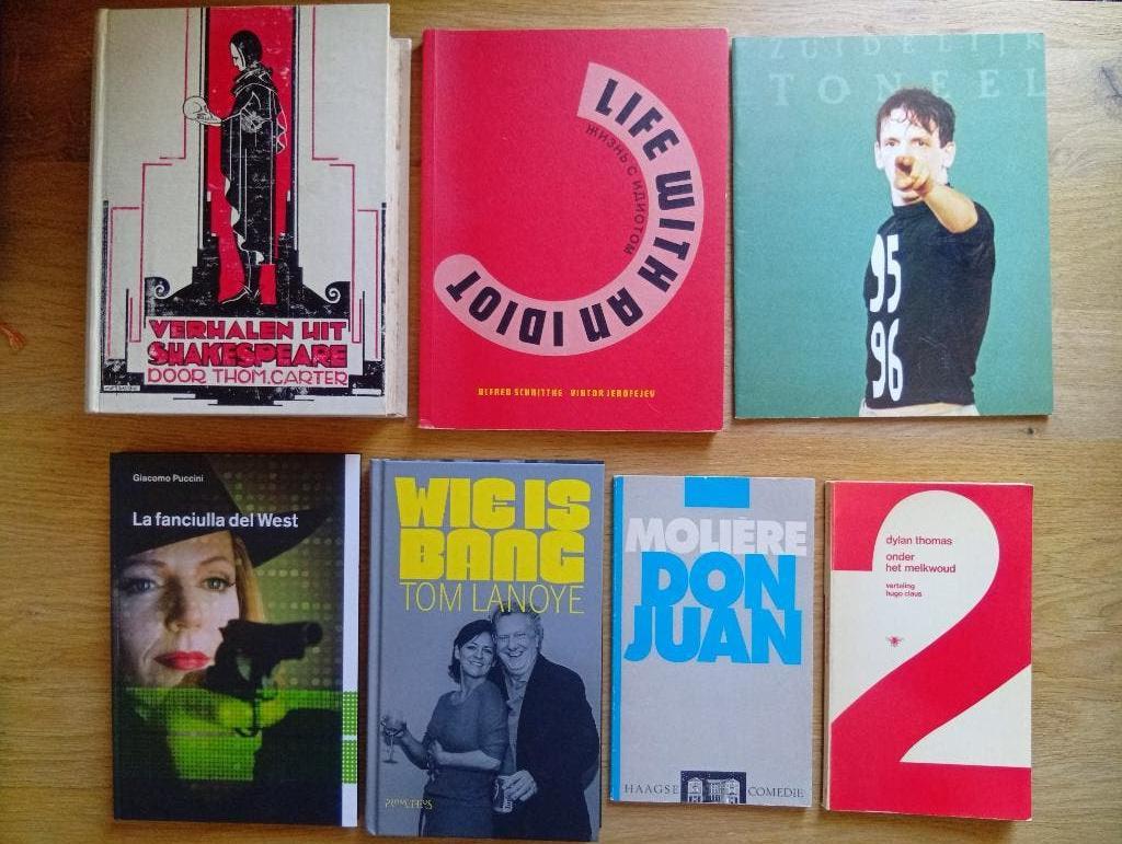 Diverse theater-, toneel- en performanceboeken, Ophalen of Verzenden, Gelezen, Toneel, Diverse auteurs