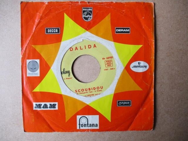 s5806 dalida - scoubidou, Ophalen, Gebruikt, Overige genres, 7 inch
