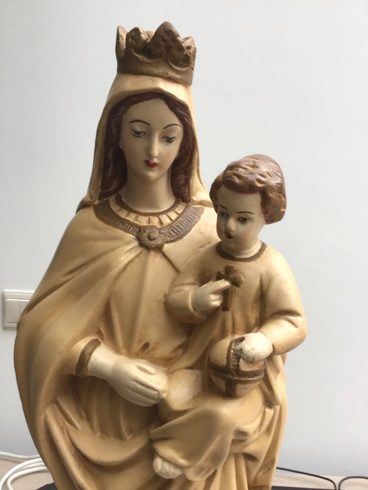 Beeld Maria met kind - Religieuze decoratie, Ophalen