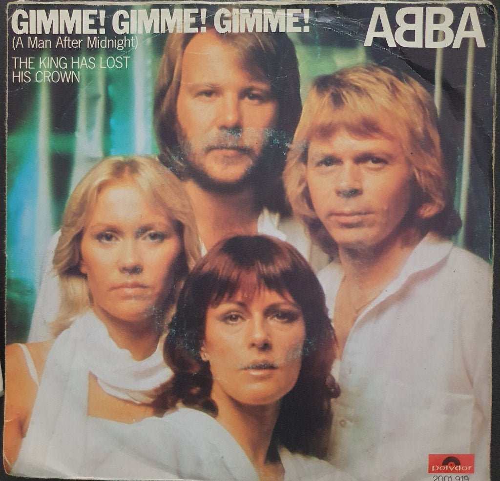 Abba - Gimme Gimme Gimme, Cd's en Dvd's, Vinyl Singles, Gebruikt, Verzenden, 7 inch, Fotohoes
