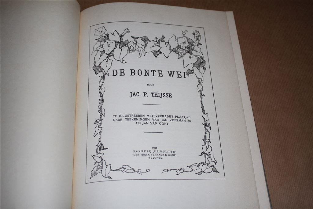 De bonte wei. Jac. P. Thijsse. Compleet plaatjesalbum., Ophalen of Verzenden, Gelezen