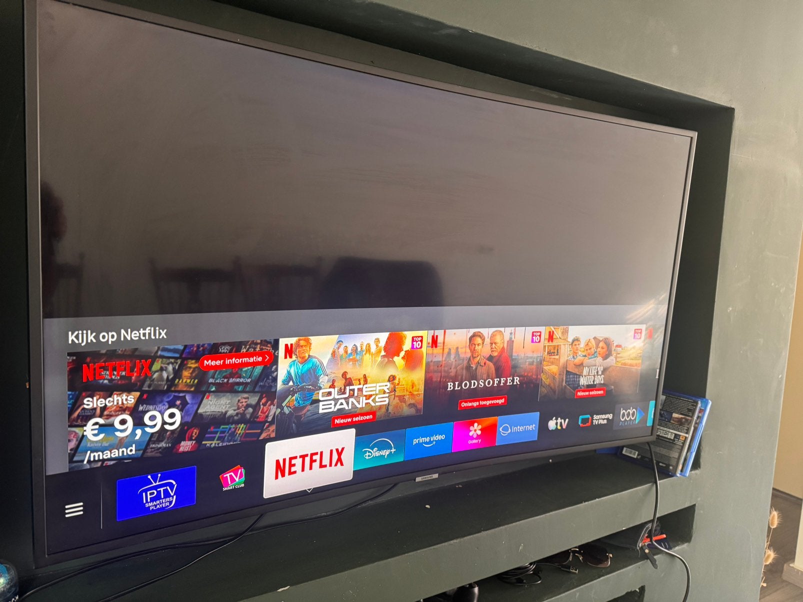 Samsung 49 inch Curved 4K Smart TV (UE49KU6100), Audio, Tv en Foto, Televisies, Ophalen, Gebruikt, 50 Hz, LCD