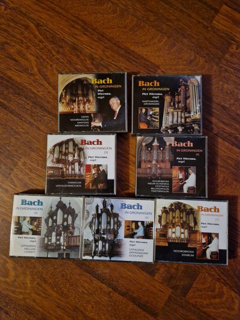 Piet Wiersma speelt Bach in Groningen - complete serie, Ophalen of Verzenden, Barok, Zo goed als nieuw, Overige typen