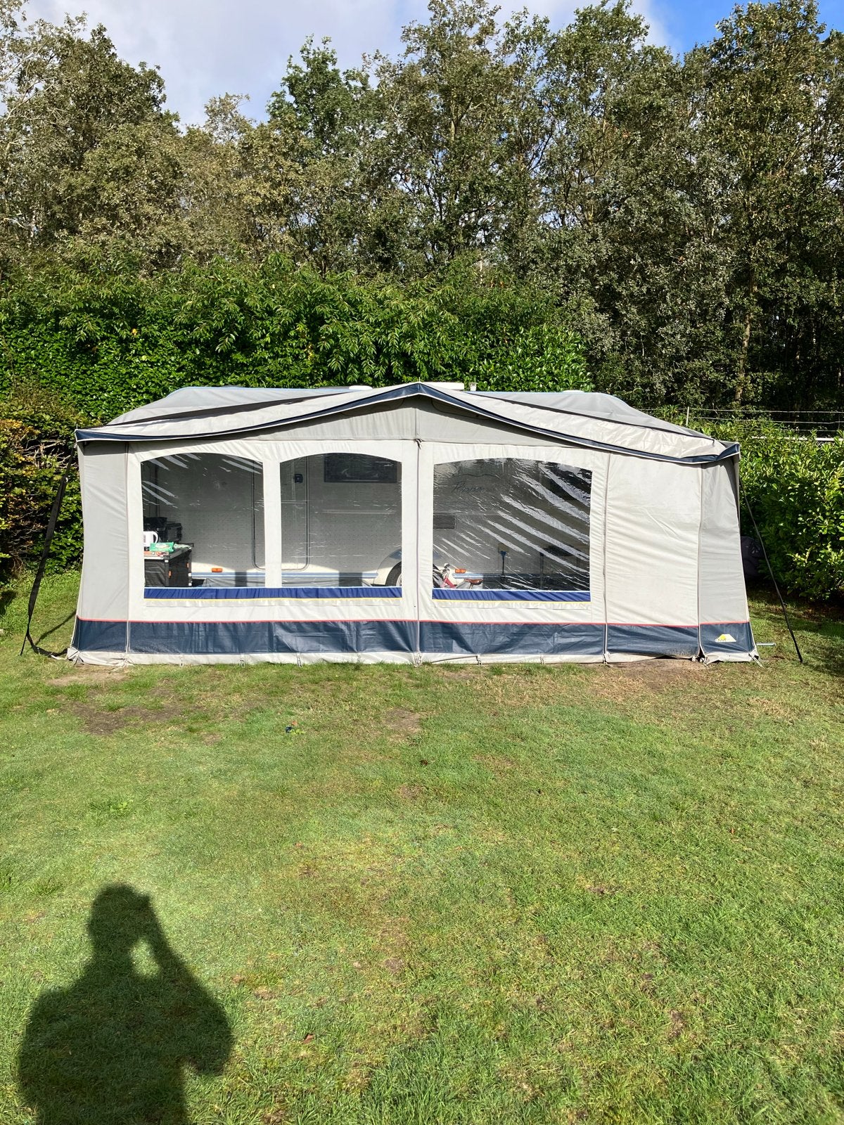 DWT voortent voor caravan  omloop maat 13, Ophalen of Verzenden, Gebruikt, Polyester, Overige merken