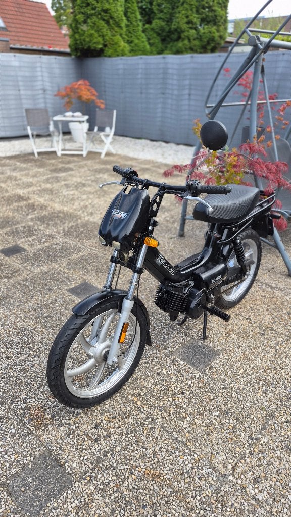 Tomos Flexer snorfiets sport - Zwart, goed onderhouden, Ophalen, Gebruikt, 49 cc, 2 versnellingen