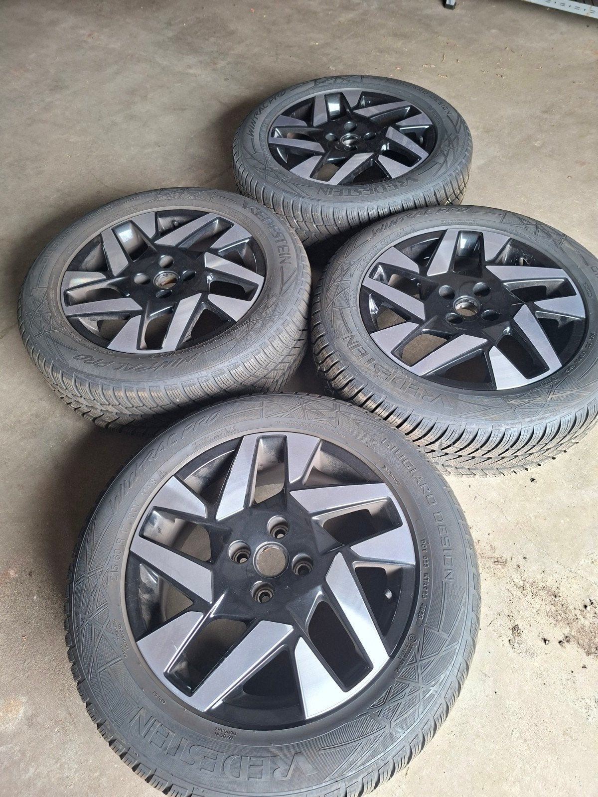 Winterbanden Opel Mokka B - 2 seizoenen gebruikt, 7mm, Auto-onderdelen, Ophalen, Banden en Velgen, 17 inch, Winterbanden