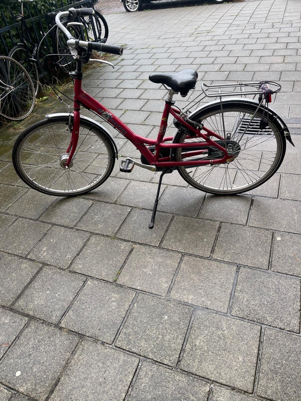 Damesfiets met lage instap en versnellingen, Fietsen en Brommers, Fietsen | Dames | Damesfietsen, Gebruikt, Velgrem, Versnellingen