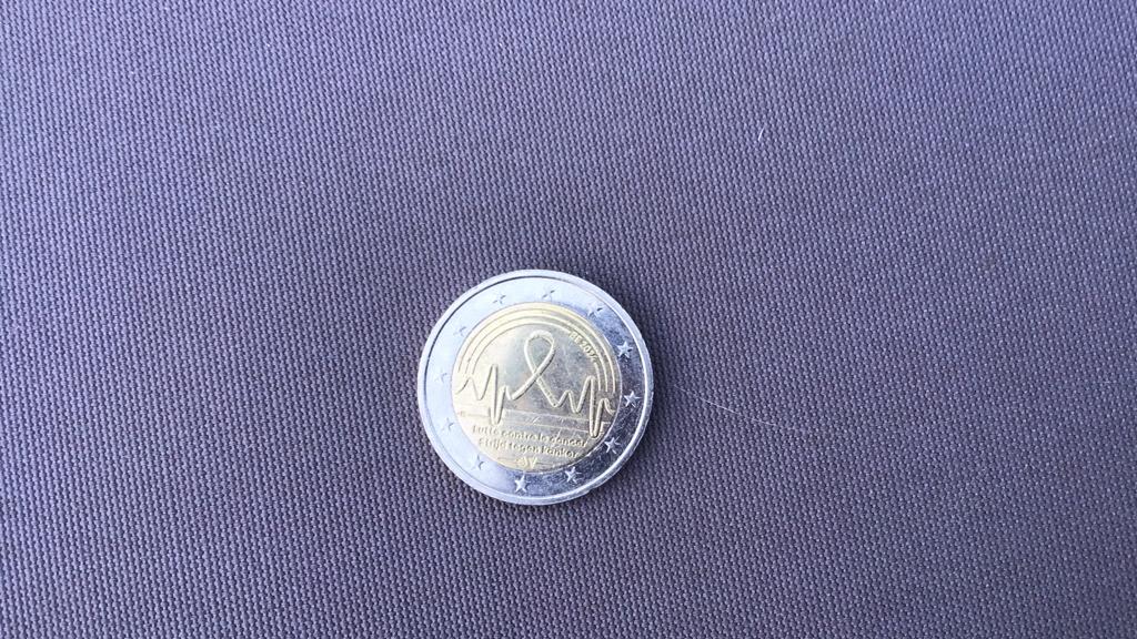 2 euro munt strijd tegen kanker, Postzegels en Munten, Munten | België, Ophalen of Verzenden, Losse munt