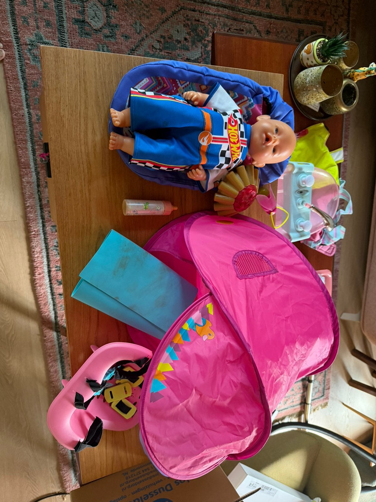 Baby born set, Ophalen of Verzenden, Zo goed als nieuw, Babypop