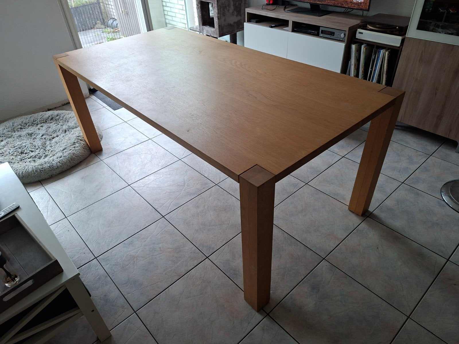 grenen eettafel, Ophalen, Gebruikt, 200 cm of meer, 50 tot 100 cm