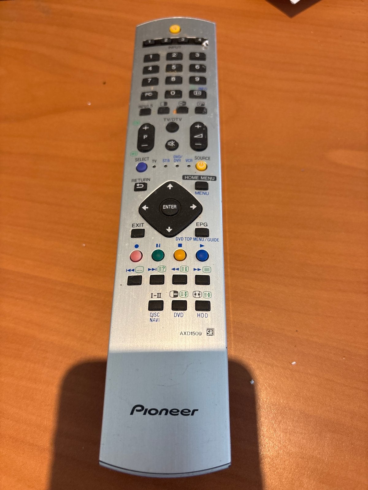 Pioneer AXD1509 Afstandsbediening voor DVD/HDD Recorder, Verzenden, Gebruikt, Origineel, Dvd