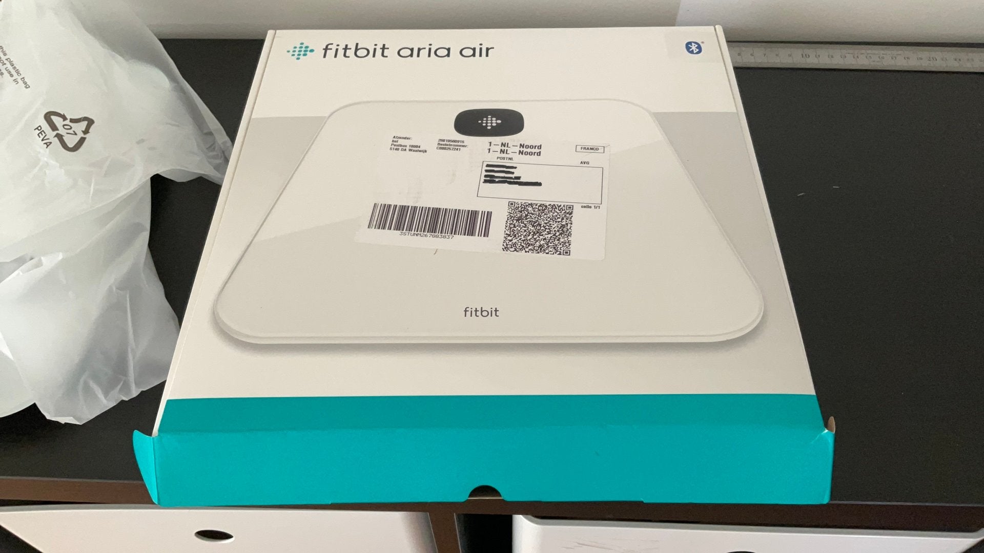 FITBIT ARIA AIR weegschaal, 1 tot 500 gram, Nieuw, 100 kg of meer, Ophalen of Verzenden
