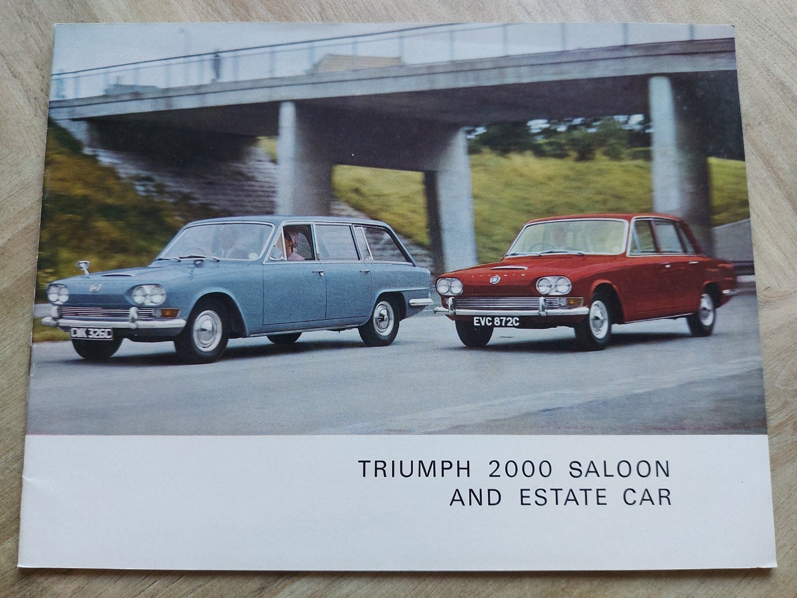 Triumph 2000 saloon & estate folder Engelstalig, Ophalen of Verzenden, Zo goed als nieuw, Overige merken