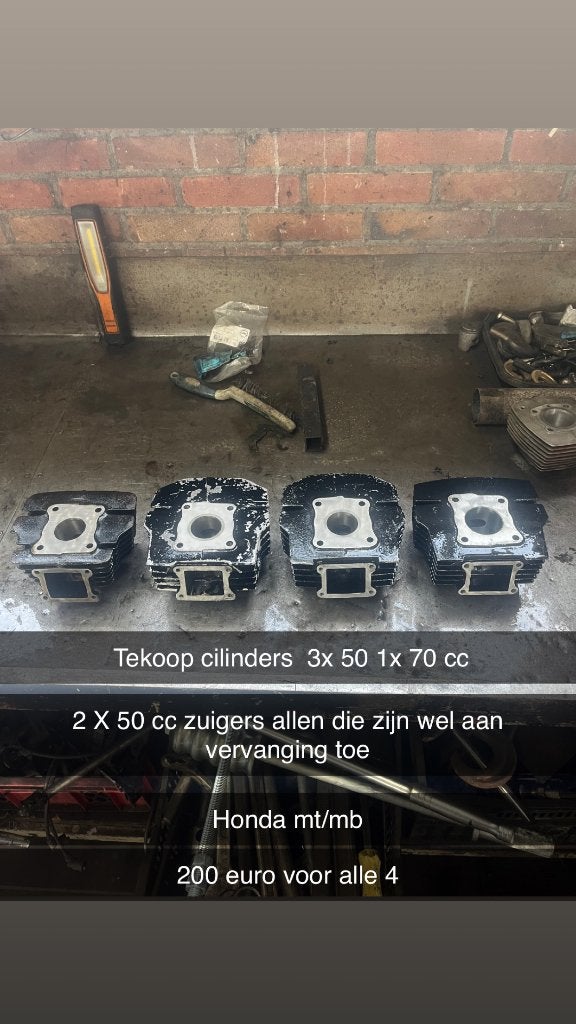 Honda mt/mb cilinders, Ophalen, Zo goed als nieuw