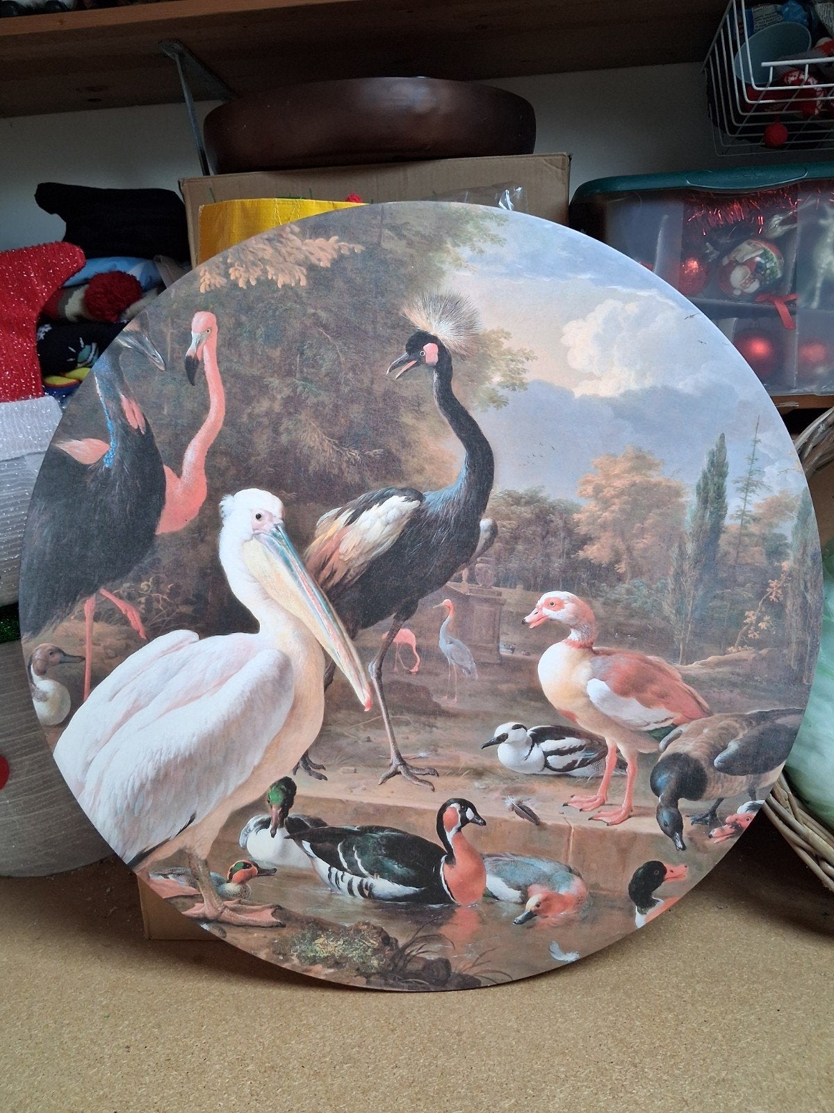 rond canvas het drijvend veertje, Ophalen, Zo goed als nieuw, 50 tot 75 cm, Overige typen