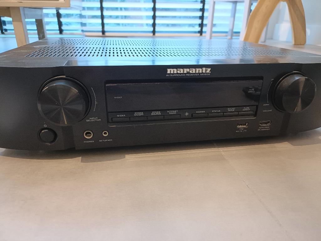 Marantz NR1606 - 7.2 Receiver - Versterker, Gebruikt, 120 watt of meer, Ophalen, Marantz