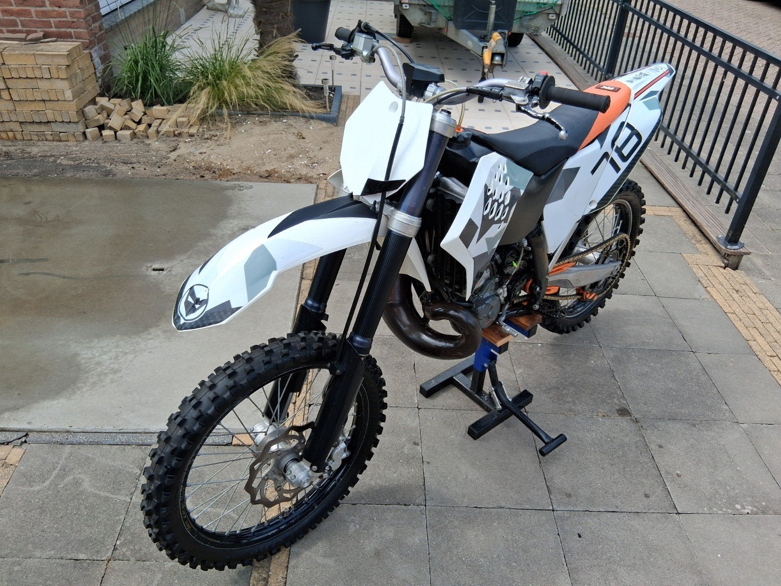 Tk ktm 250cc 2 takt uit 2008 in uitmuntende staat!, Motoren, 250 cc, Sportuitlaat, Occasion, Particulier