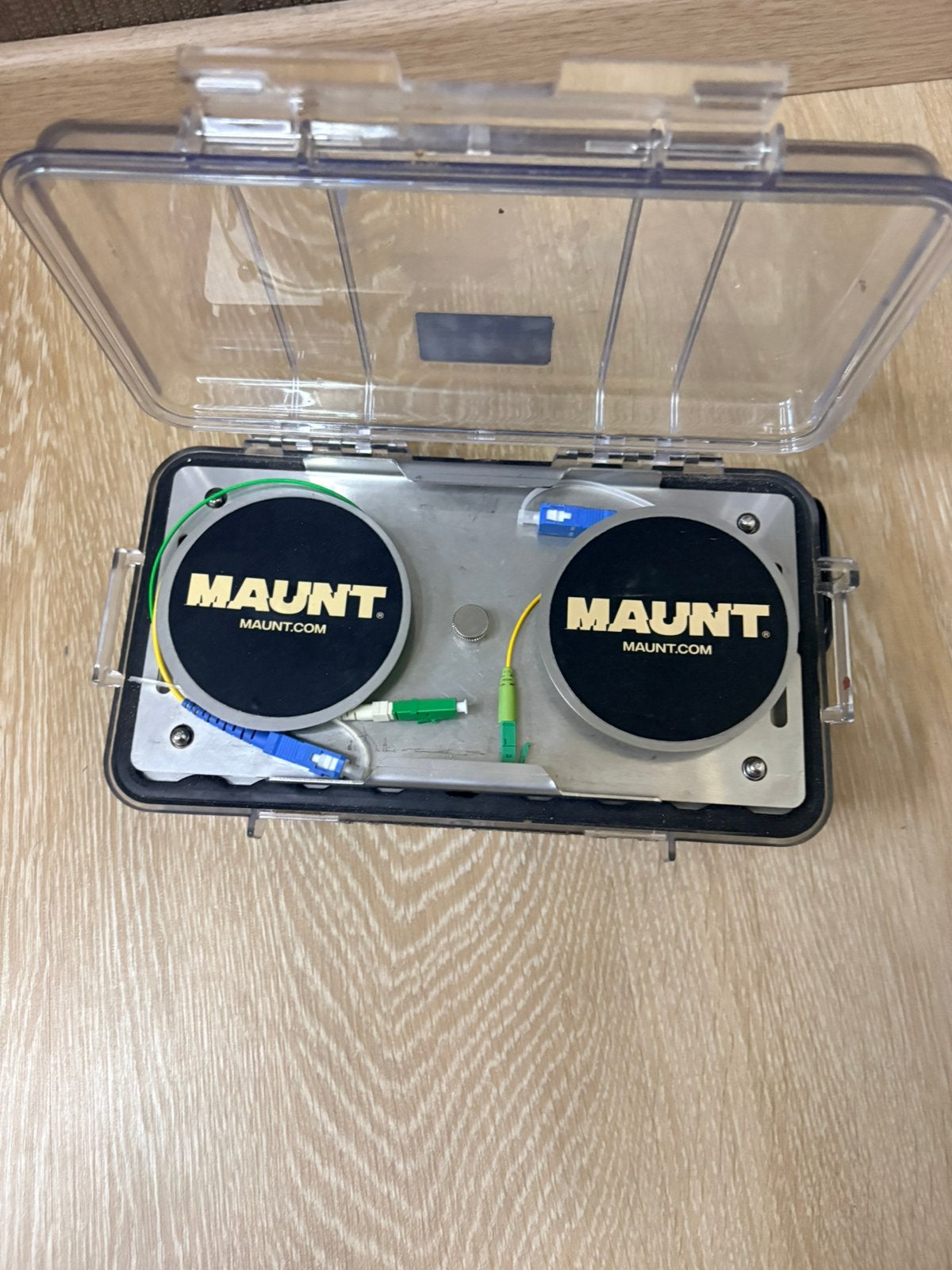 Maunt glasvezelmeting naspan voorspan otdr, Ophalen of Verzenden, Gebruikt