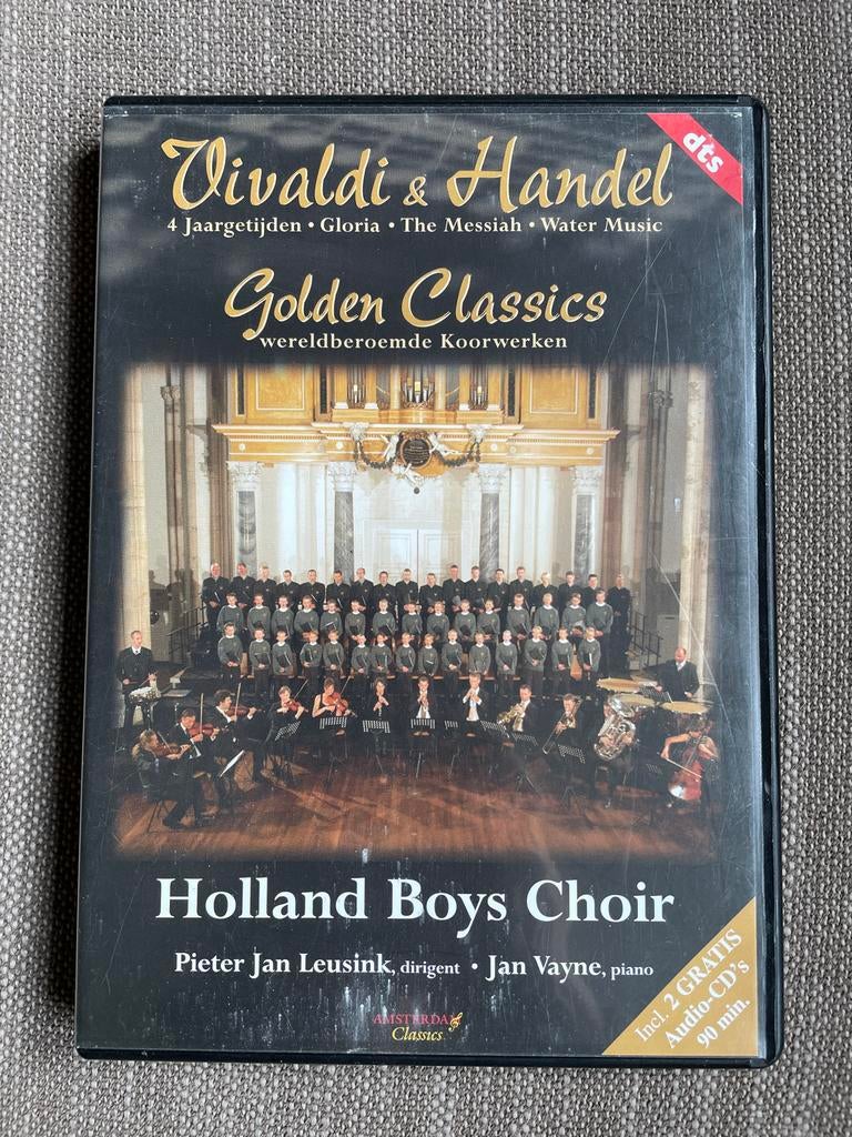 Vivaldi & Handel Golden Classics - Holland Boys Choir DVD/CD, Ophalen of Verzenden, Barok, Zo goed als nieuw, Vocaal