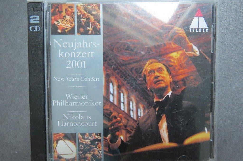Cd: Nieuwjaarsconcert 2001 Wiener Philharmoniker Harnoncourt, Cd's en Dvd's, Cd's | Klassiek, Zo goed als nieuw, Kamermuziek, Classicisme