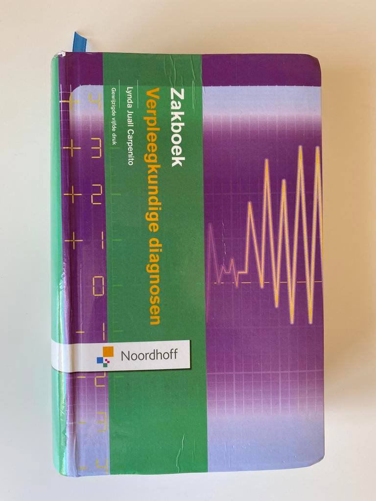 Zakboek verpleegkundige diagnosen, Boeken, Studieboeken en Cursussen, Ophalen of Verzenden, Beta, Zo goed als nieuw, HBO