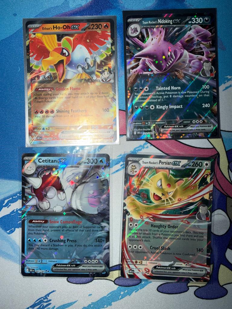 Destined Rival ex hitjes, Hobby en Vrije tijd, Verzamelkaartspellen | Pokémon, Nieuw, Meerdere kaarten, Foil, Ophalen of Verzenden