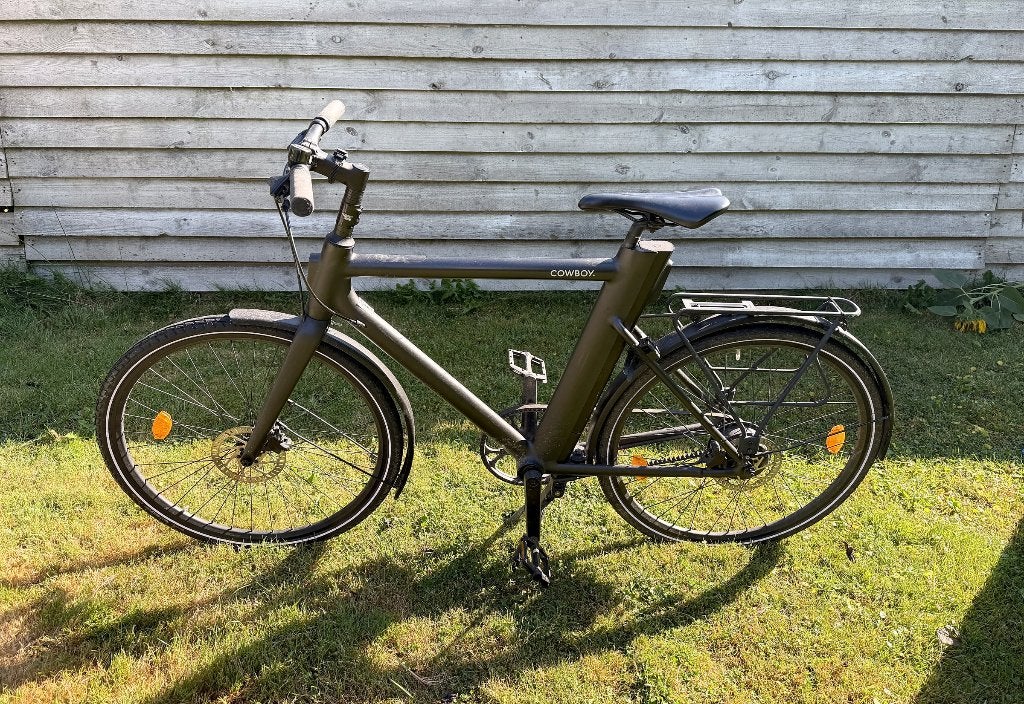 Cowboy 2 e-bike zwart — met bagagedrager, nette staat, 55 tot 59 cm, Ophalen, Gebruikt, Cowboy