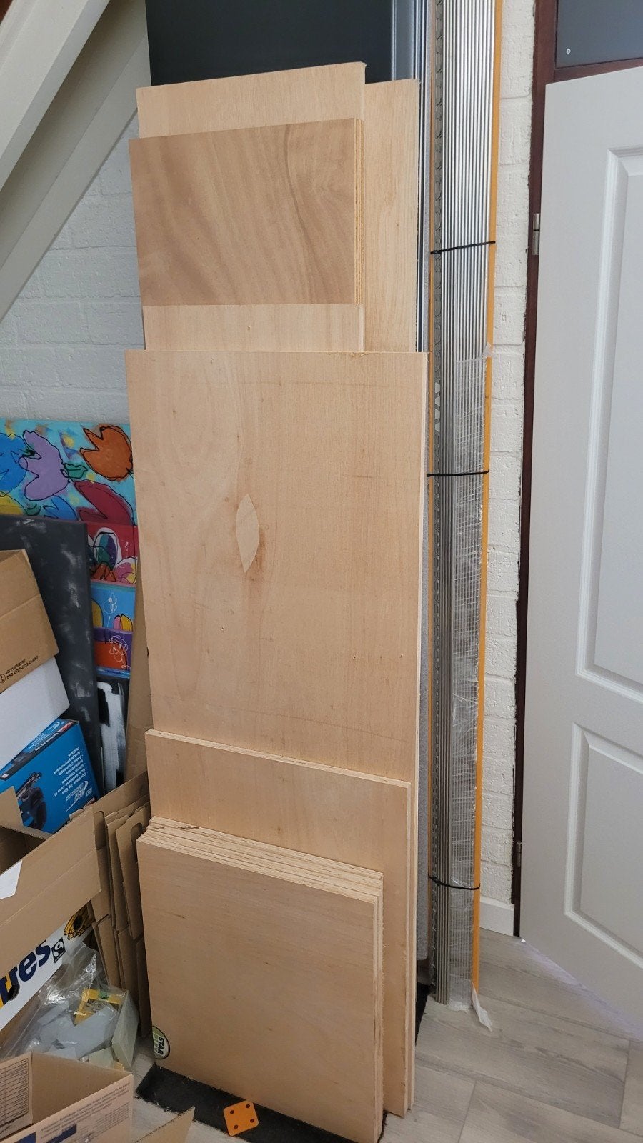 multiplex 22mm plaatmateriaal platen plaat hout houtplaat, Ophalen of Verzenden, Nieuw, Multiplex, 20 tot 50 mm
