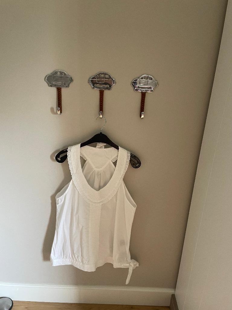 Blouse top wit Chipie, Kleding | Dames, Blouses en Tunieken, Zo goed als nieuw, Maat 38/40 (M), Wit, Ophalen