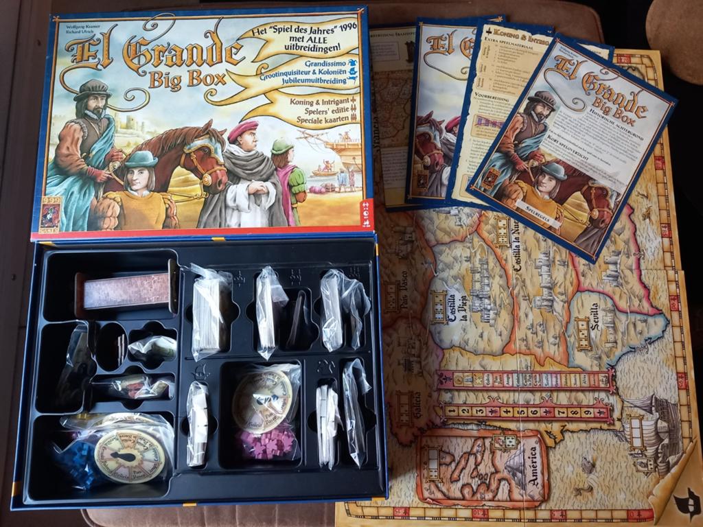 El Grande Big Box Bordspel - Compleet met uitbreidingen, Birkenleiten 36, 81543 München, Duitsland, Hans im Glück, Vijf spelers of meer