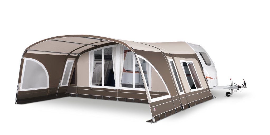 Dorema Onyx 270 beige voortent met kuipzeil, luifel maat 12, Caravans en Kamperen, Voortenten en Luifels, Ophalen, Zo goed als nieuw