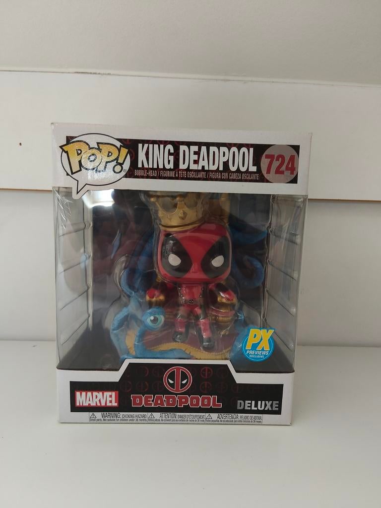 Funko pop! King Deadpool (6 inch), Verzamelen, Poppetjes en Figuurtjes, Ophalen of Verzenden, Zo goed als nieuw
