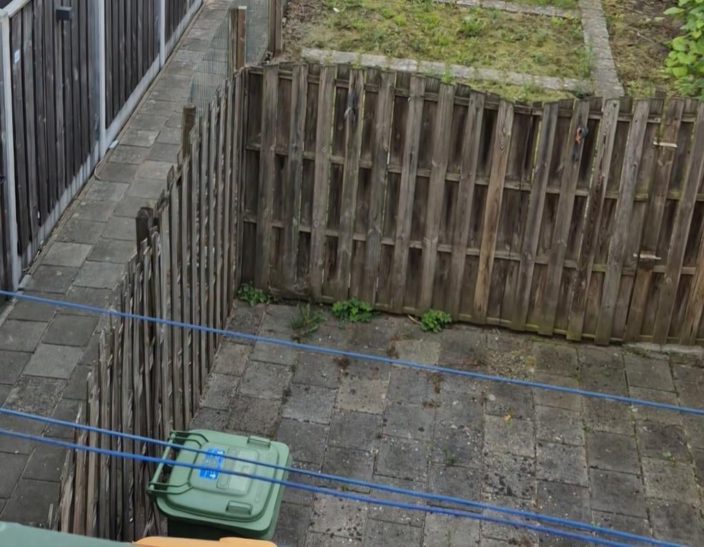 Gratis Houten schuttingdelen - Gebruikt, Tuin en Terras, Ophalen, 3 tot 6 meter, Hout, 1 tot 2 meter