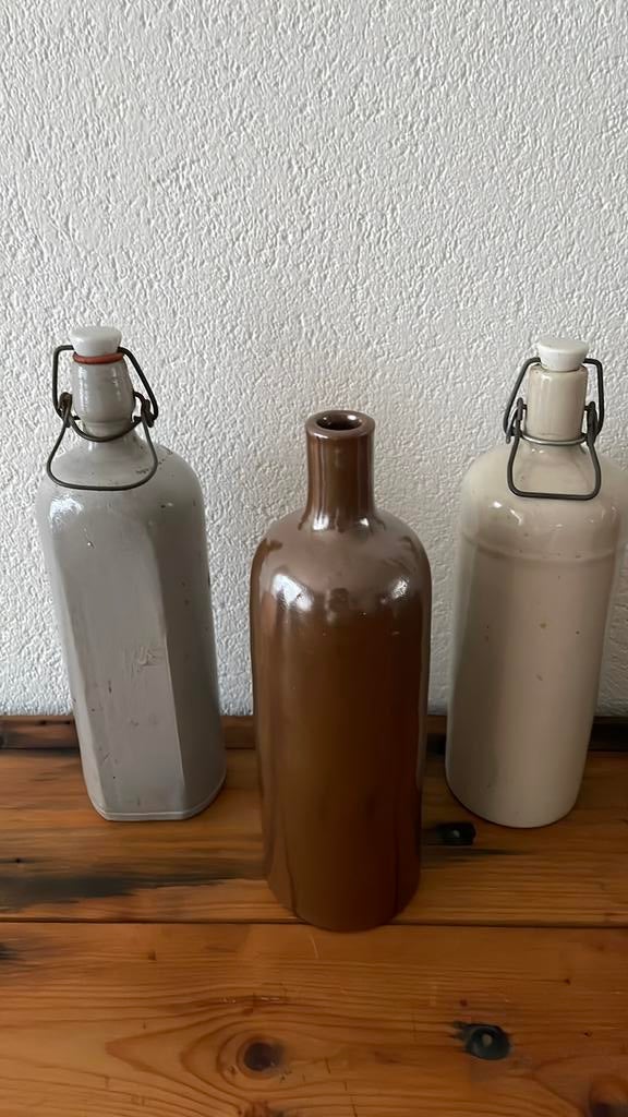 3 x steengoed fles / kruik, Antiek en Kunst, Ophalen of Verzenden