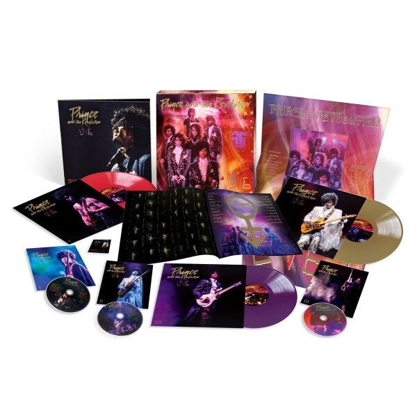 Vinyl 3LP GEKLEURD + 2Cd + BluRay Dvd BoxSet Prince Live NEW, Boxset, Pop, Ophalen of Verzenden, 12 inch