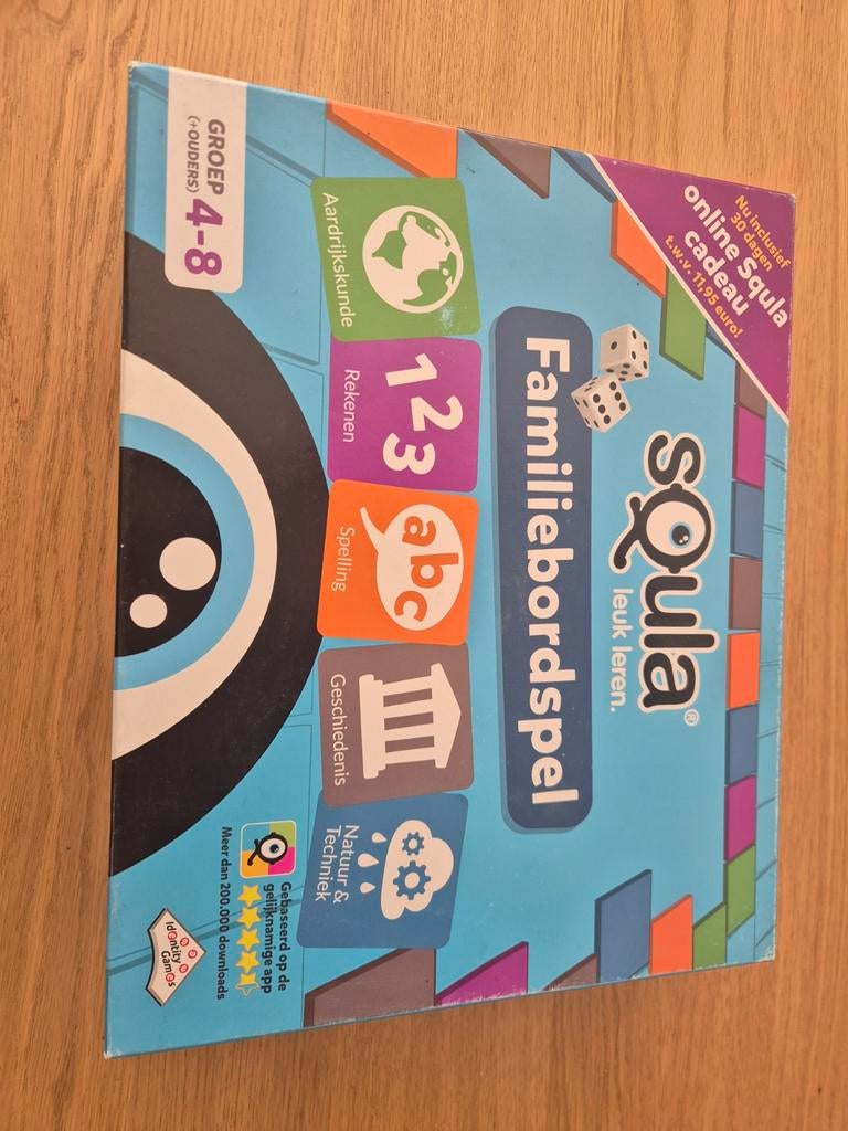 Squla Familie Bordspel - Compleet (1 scoreboek ontbreekt), Hobby en Vrije tijd, Gezelschapsspellen | Bordspellen, Zo goed als nieuw