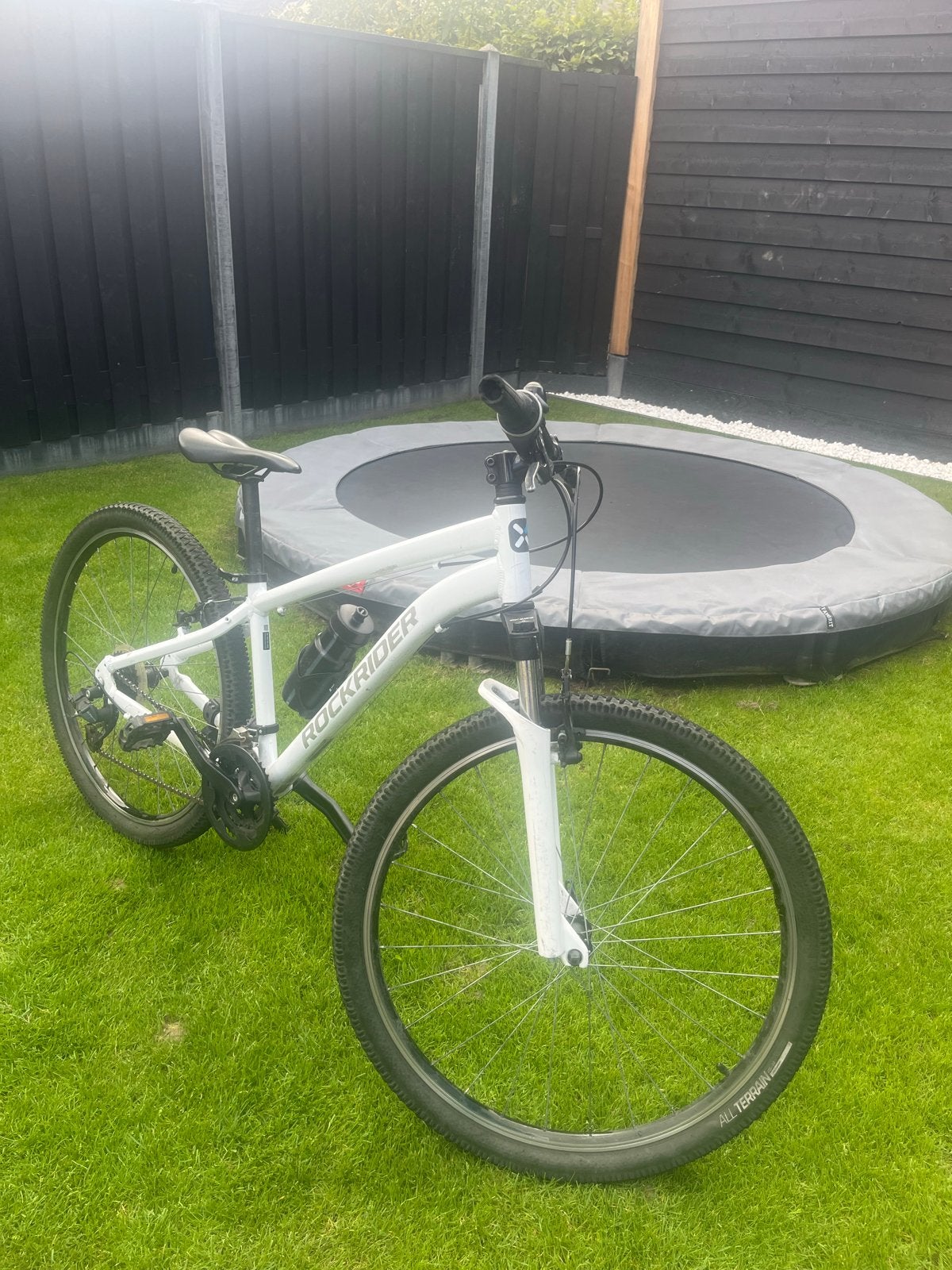 Rockrider mountainbike met Shimano remmen, Ophalen, Gebruikt, Velgrem, Overige merken
