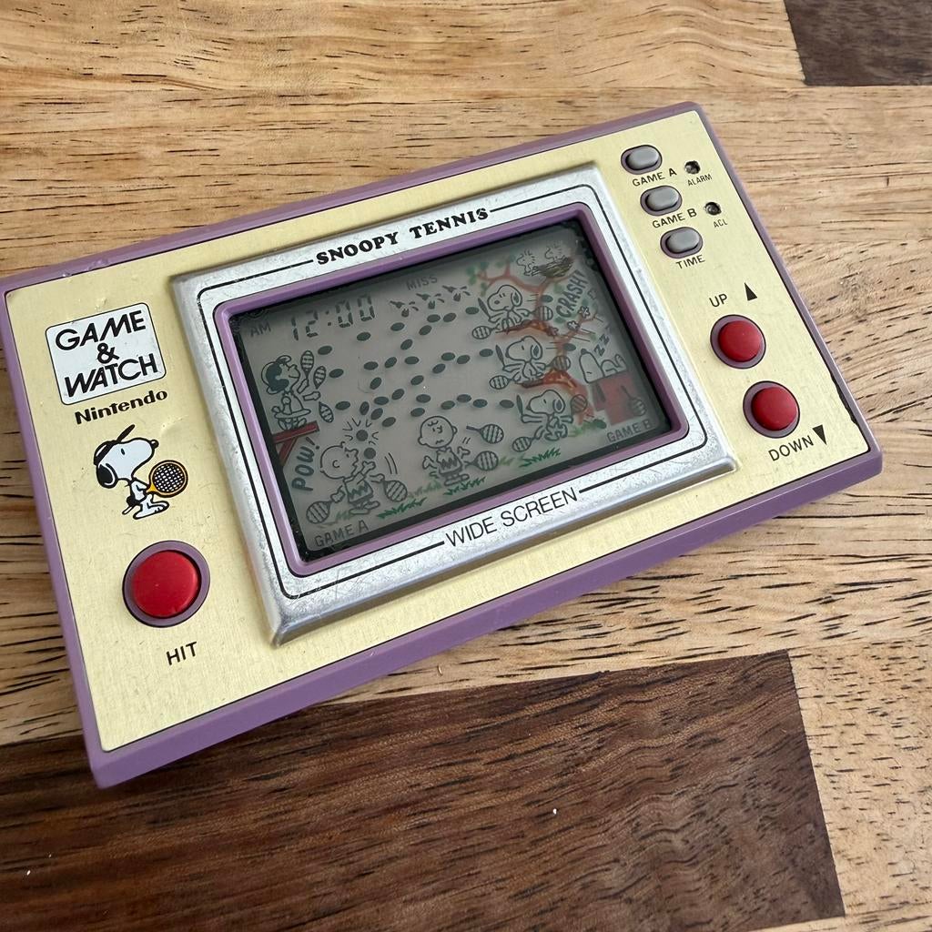 Nintendo Game & Watch Snoopy Tennis – Werkend, 1 speler, Ophalen of Verzenden, Zo goed als nieuw, Vanaf 3 jaar