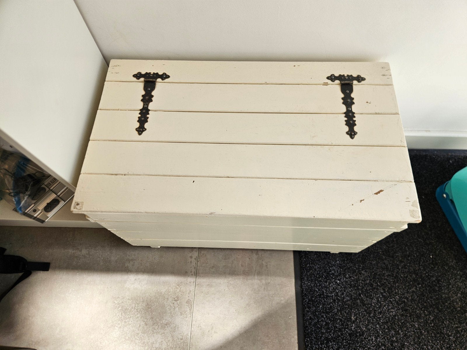 witte kist, Ophalen, Minder dan 50 cm, Gebruikt, 50 tot 100 cm