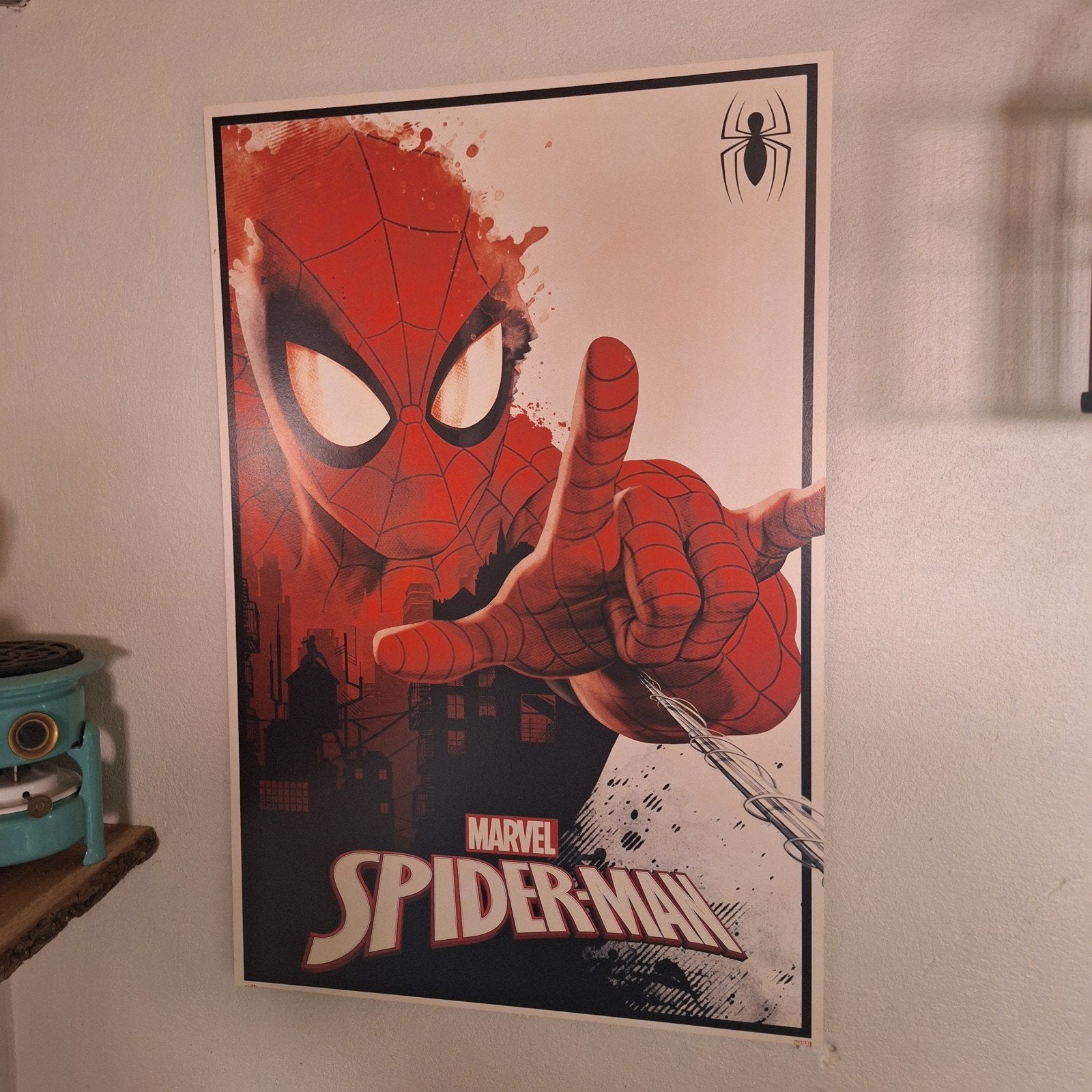 Spiderman Poster polyester, Marvel Comics, Verzamelen, Posters, Ophalen of Verzenden, A1 t/m A3, Film en Tv