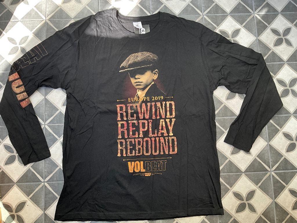 Volbeat EUROPE 2019- REWIND REPLAY REBOUND maat XXL, Verzamelen, Volbeat EUROPE 2019- REWIND REPLAY REBOUND maat XXL, Nieuw, Ophalen of Verzenden