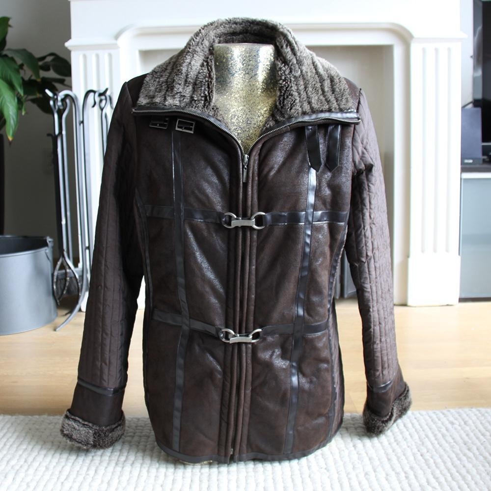Mooie M&S Jas (L) € 25,-, Kleding | Dames, Jassen | Winter, Zo goed als nieuw, Maat 42/44 (L), Overige kleuren, Ophalen of Verzenden