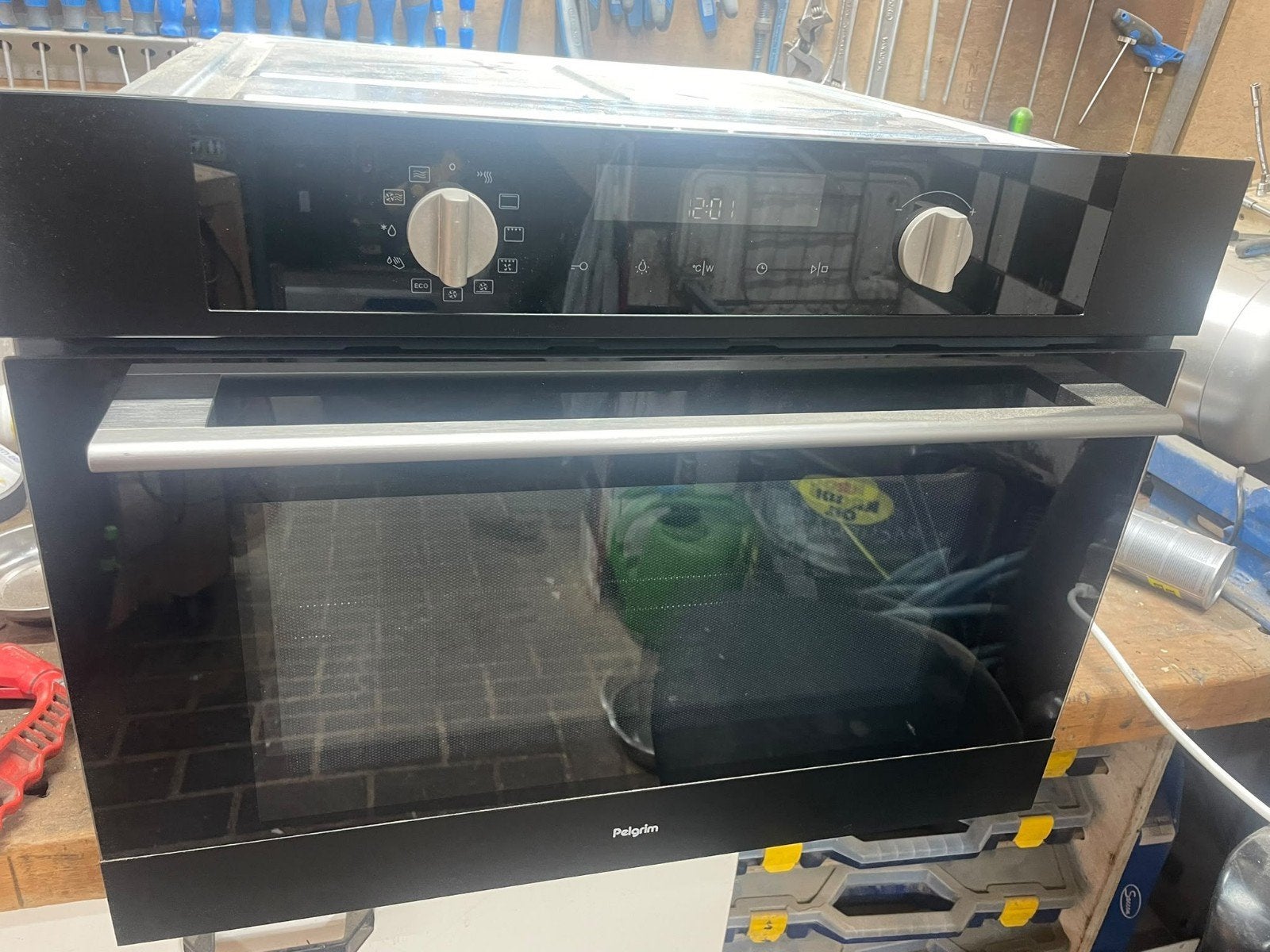 pelgrim combi magnetron /combi oven  combimagnatron, Witgoed en Apparatuur, Ophalen, Combimagnetron, Gebruikt, Inbouw