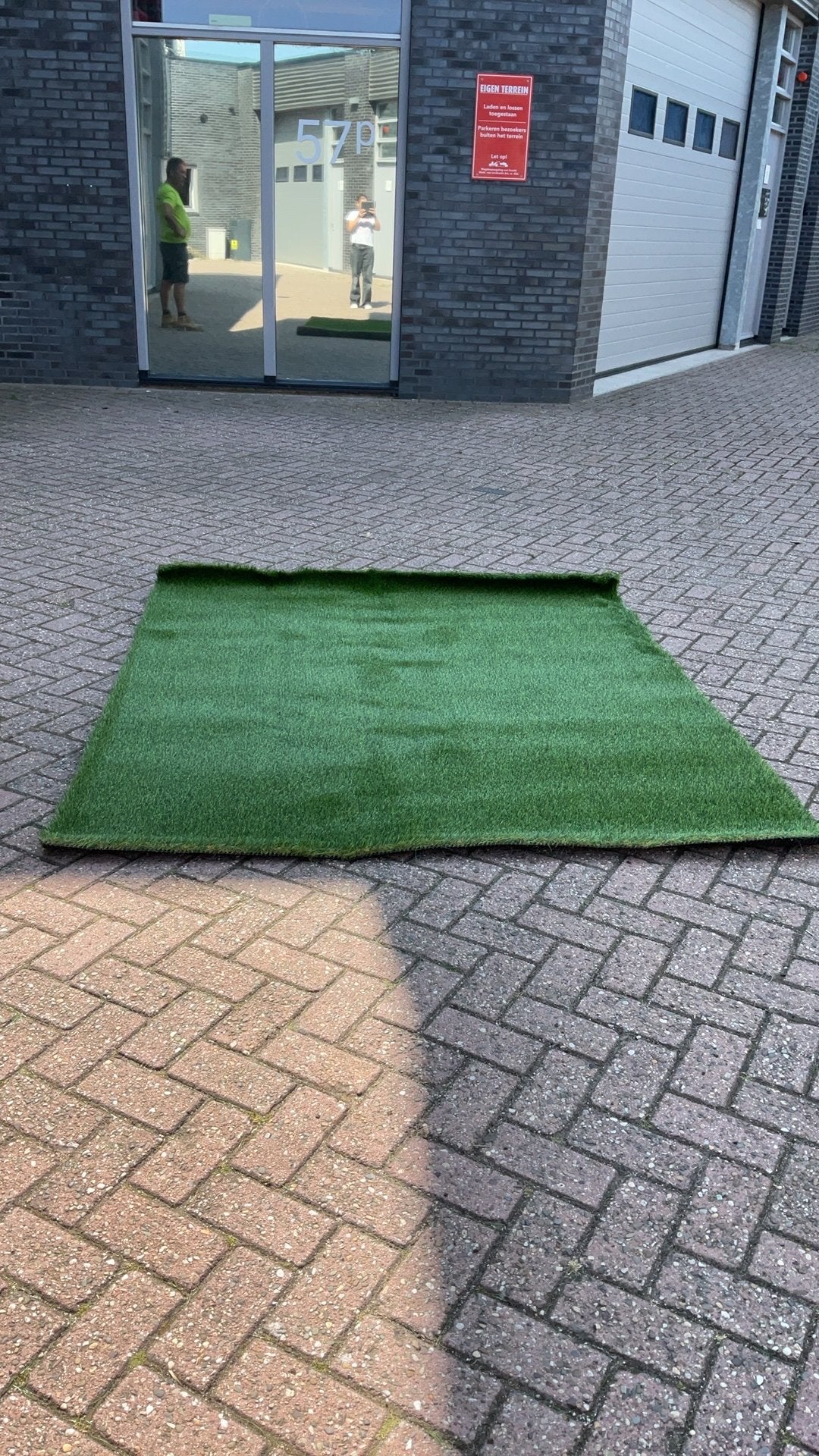 Kunstgras 2.10 x 1.75 40mm, Ophalen, Nieuw, Minder dan 10 m², Kunstgras