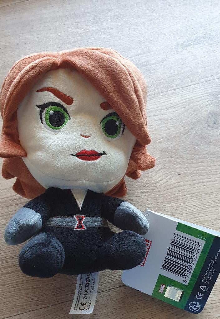 Nieuw Shell Marvel pluche actiefiguur Black Widow, Kinderen en Baby's, Speelgoed | Actiefiguren, Ophalen of Verzenden, Nieuw