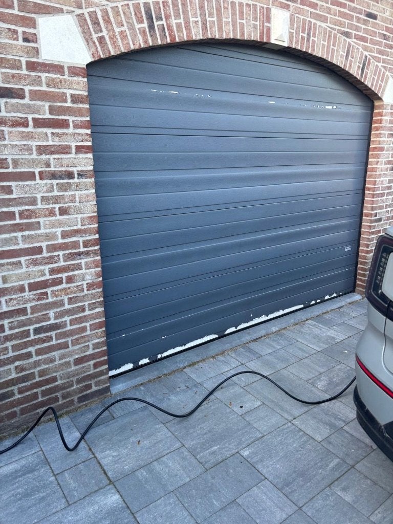 Garagepoort Crawford, Ophalen, Kunststof, Gebruikt, Garagedeur