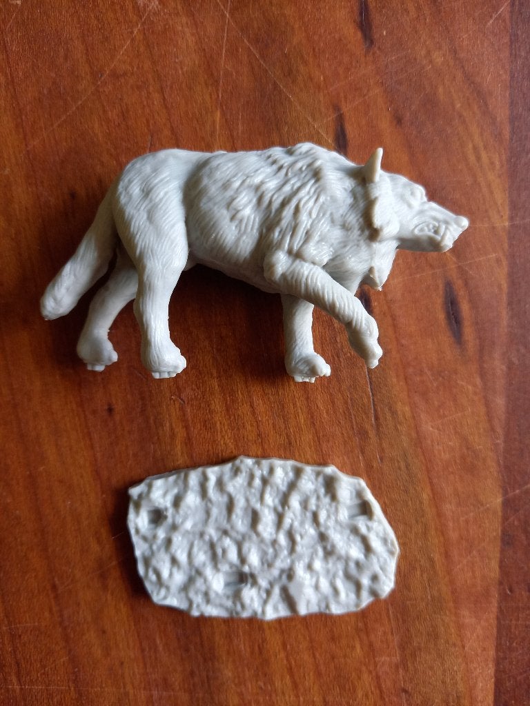 Dire wolf werewolf MESBG AOS D&D Old World, Ophalen of Verzenden, Nieuw, Warhammer, Figuurtje(s)