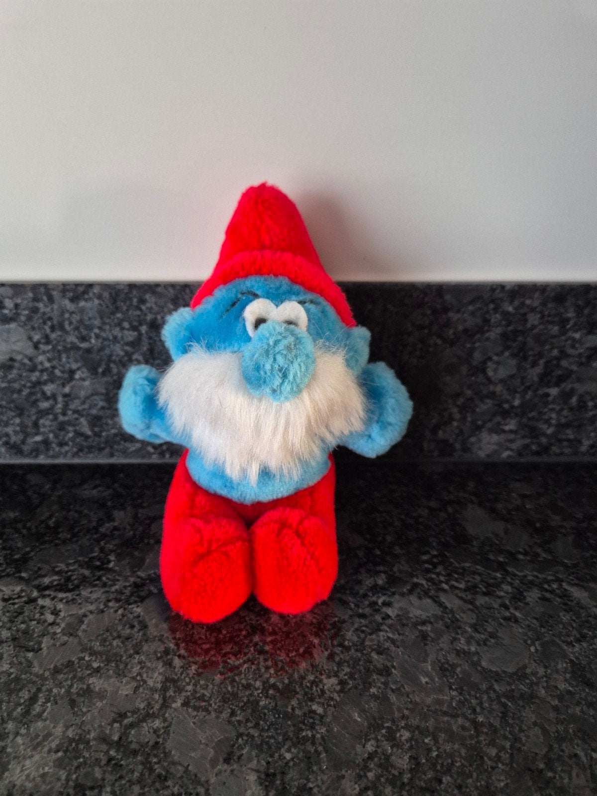 Giochi Preziosi SPA - Knuffel Grote Smurf 1992, Ophalen of Verzenden, Zo goed als nieuw