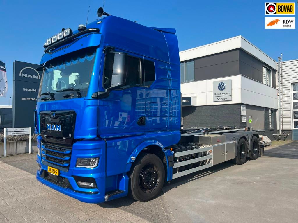 MAN TGX 28.640 Haakarm, Euro 6, Blauw, MAN, Origineel Nederlands