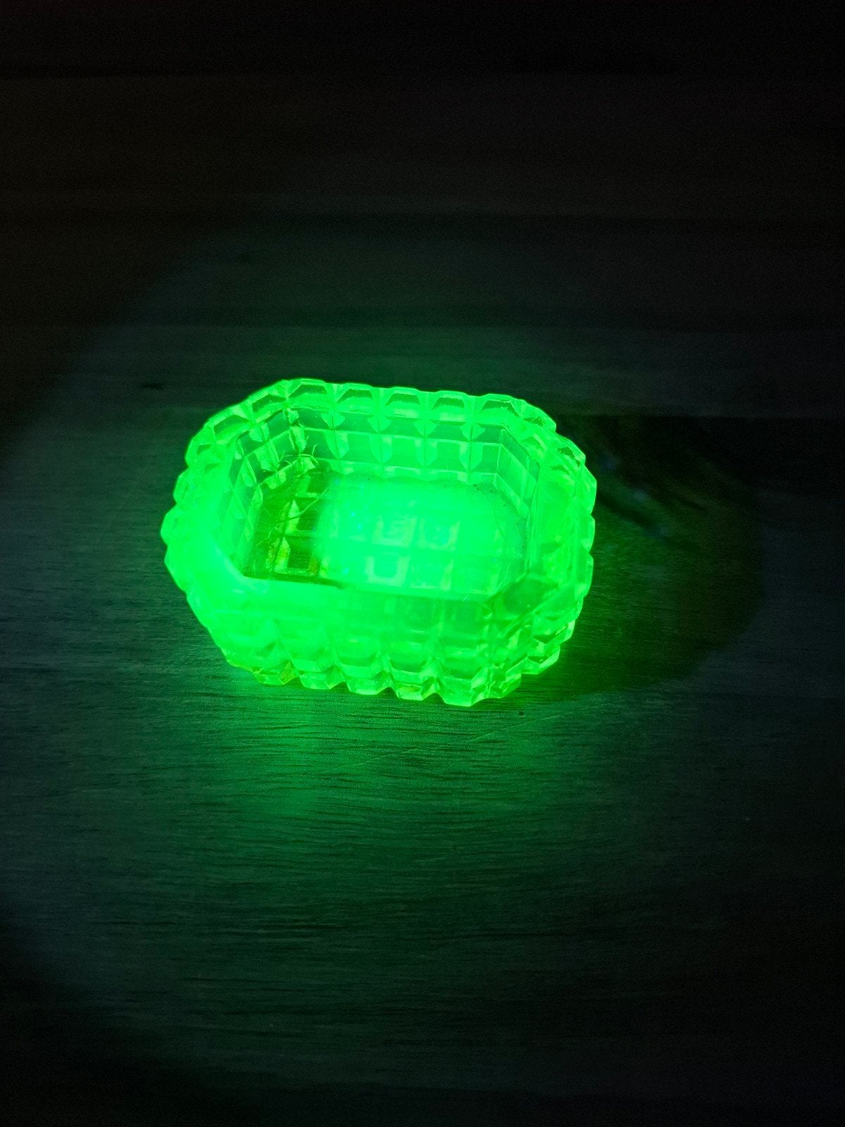 Uniek Uranium Glas Anna Groen Bakje, Ophalen of Verzenden